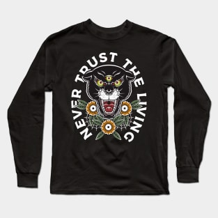 Panther Tattoo Quote Long Sleeve T-Shirt